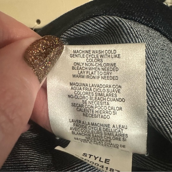 Ellen Tracy Women's Navy Indigo Denim Wide-Leg Linda Trouser Pants Sz 10 Short - Picture 12 of 12